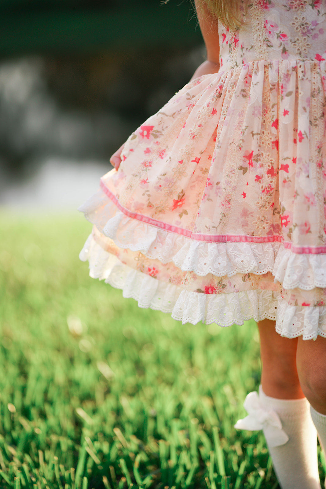 Vintage Spring Pinafore Dress